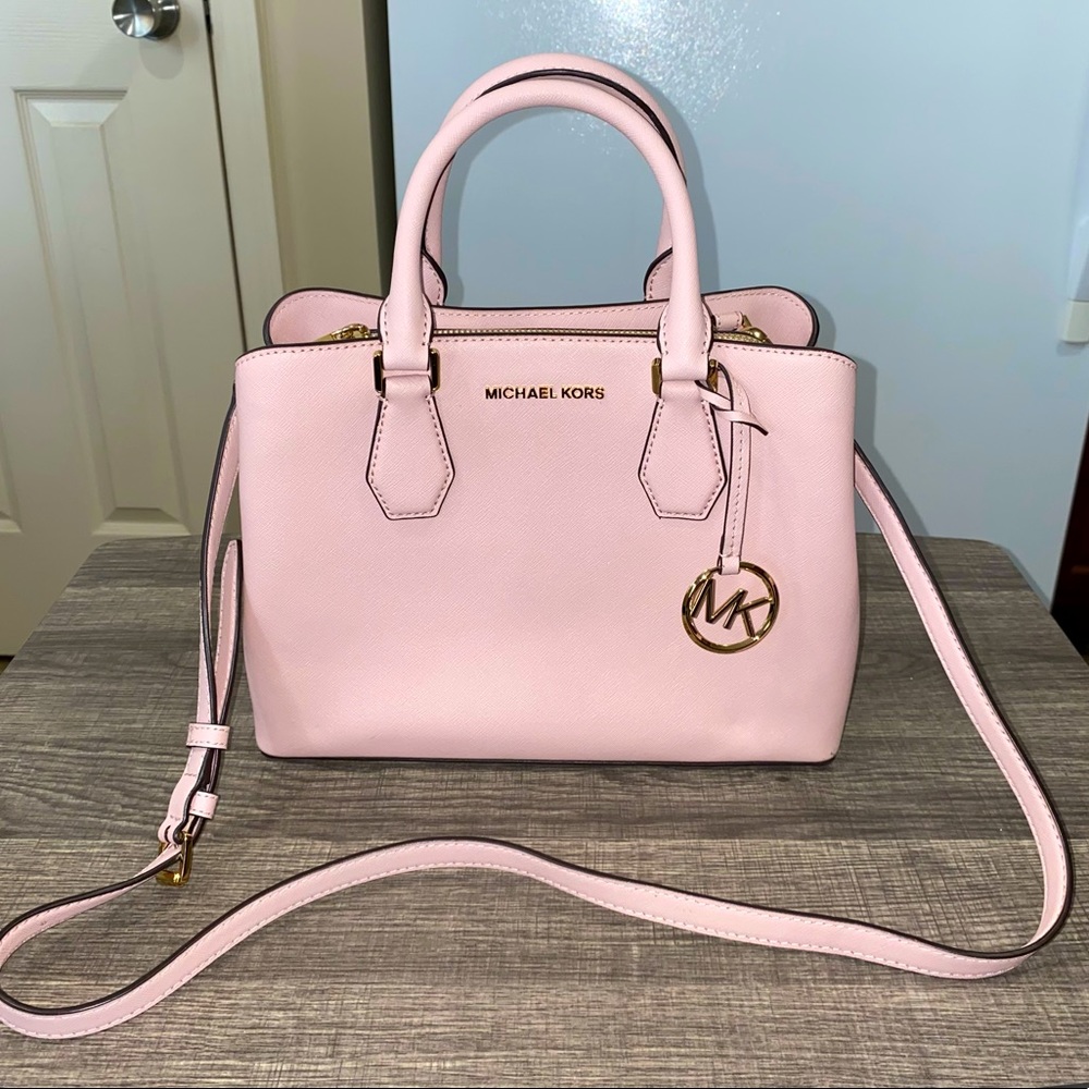 AUTHENTIC Michael Kors Ballet pink crossbody satchel handbag **NWT**